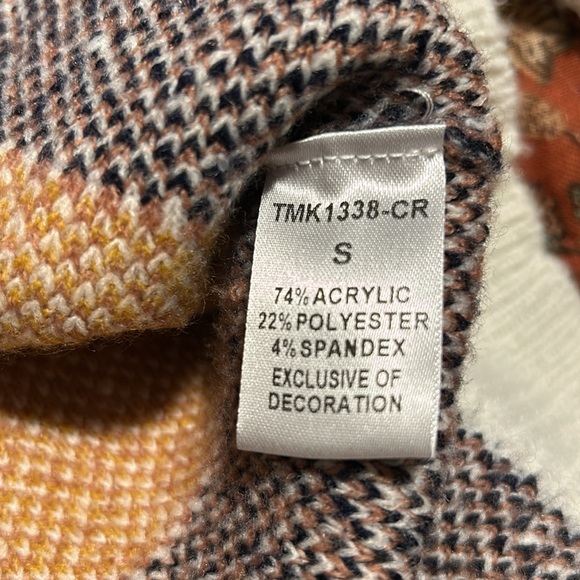 THML Mustard and Orange Sweater Women's Small - Picture 5 of 5